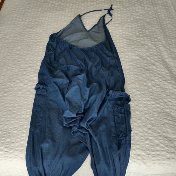 Size Small BUDDHA PANTS Jean Harem Romper - Picture 4 of 5